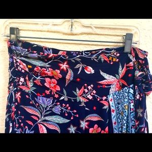 Maeve cotton faux-wrap skirt from Anthropologie